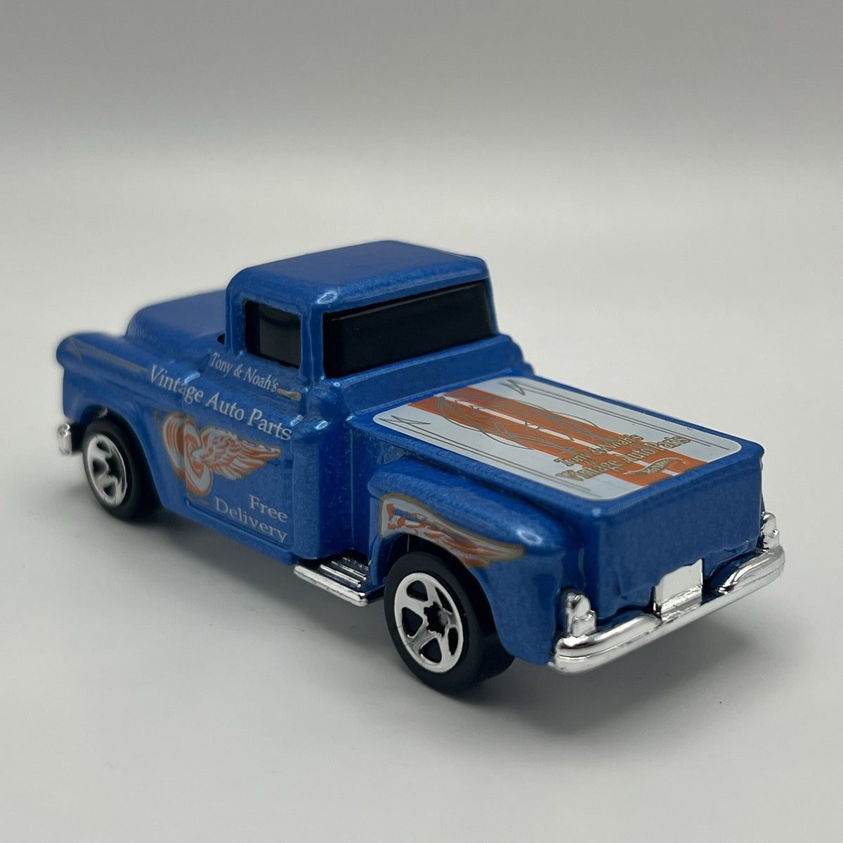 hot wheels diecast 1956 chevy truck. Tony and Noah's Vintage Auto Parts
