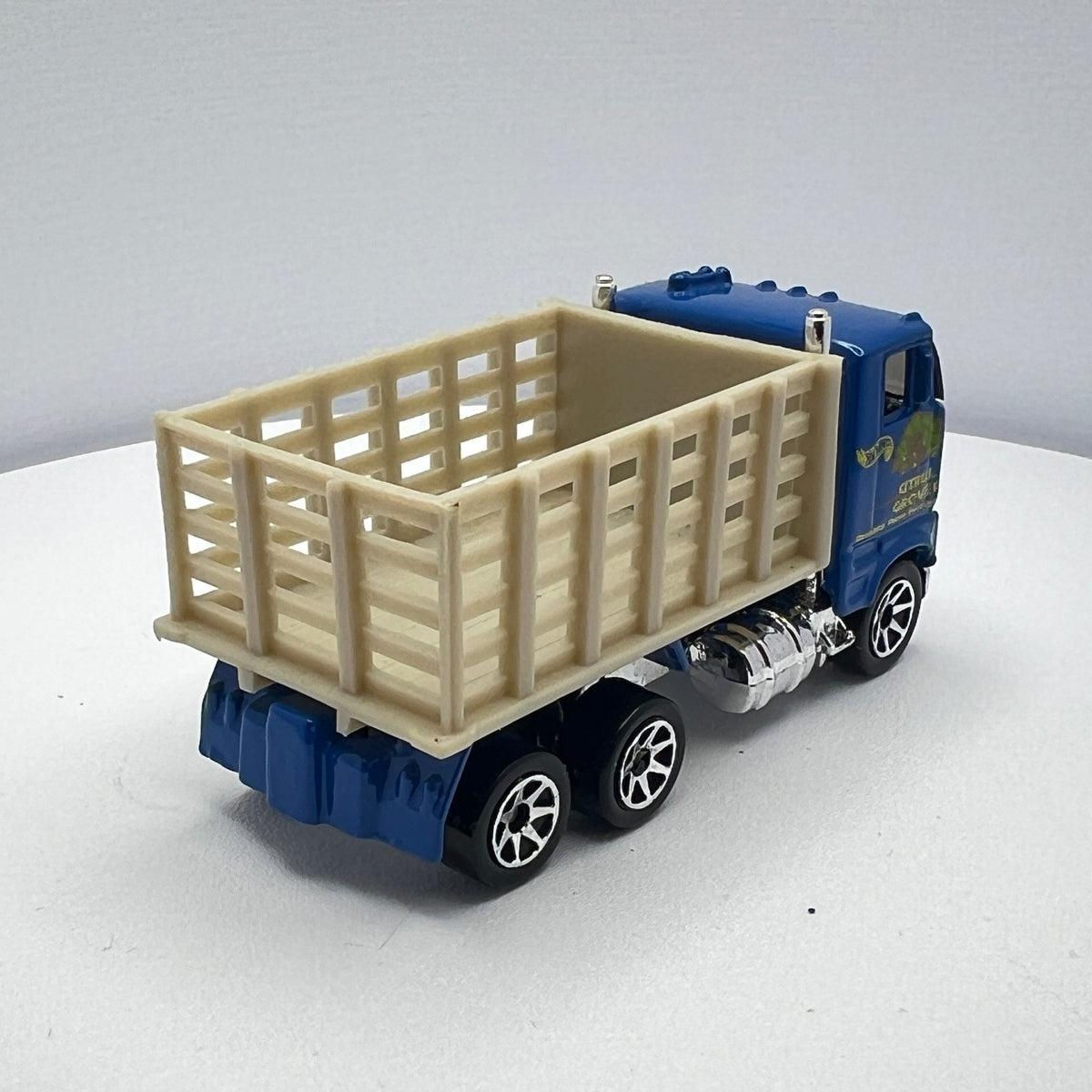 Hot Wheels Stake Bed Truck Blue Citrus Groves 1981 LOOSE 1/64