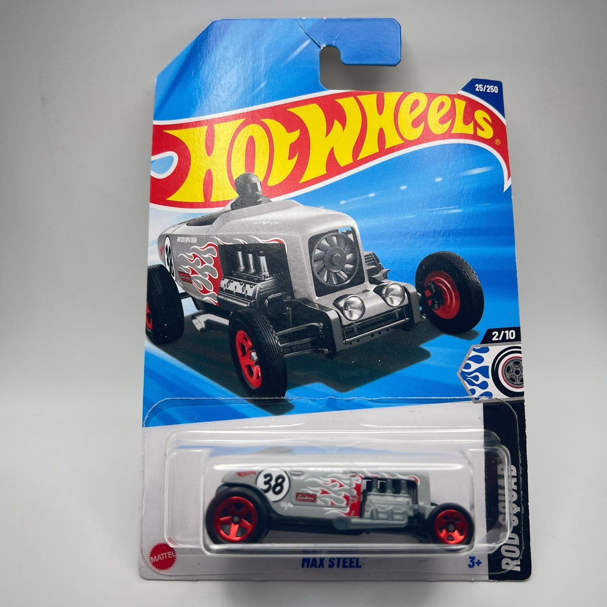 Hot Wheels Max Steel Silver 25/250 Rod Squad