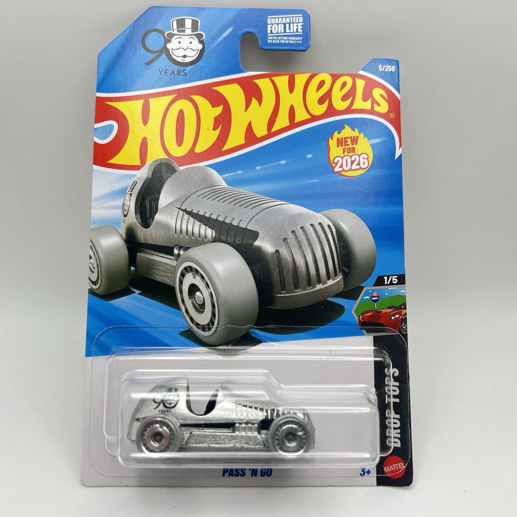 Hot Wheels 2026 A Case Monopoly 90 Years Pass ‘N Go #1/5 New Casting For 2026
