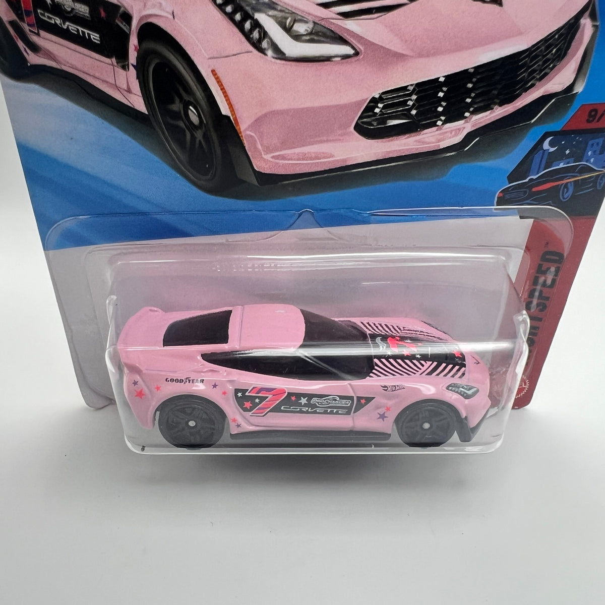 Hot Wheels Nightspeed 9/10 Corvette C7 Z06 113/250 Pink