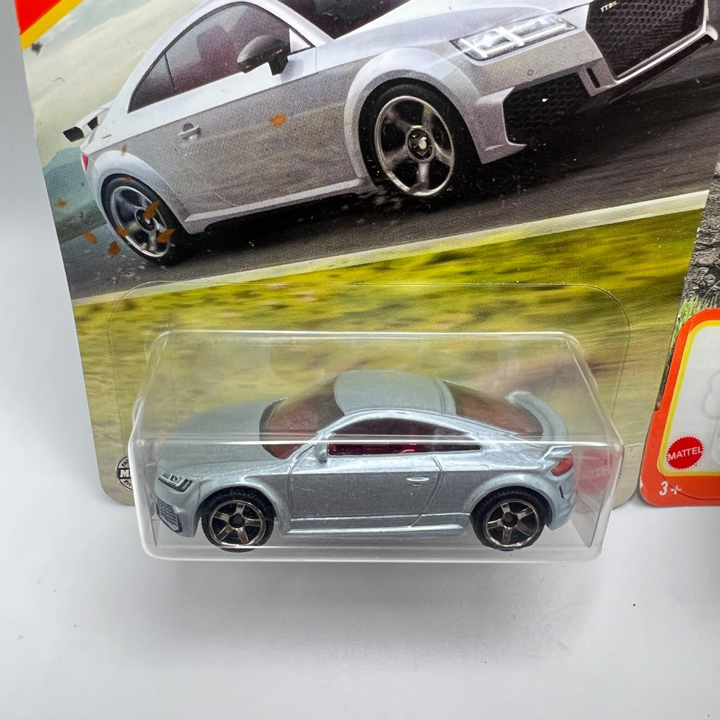Matchbox Audi TT RS Coupe Lot of 2 Green 2/100 Silver 53/125 1:64