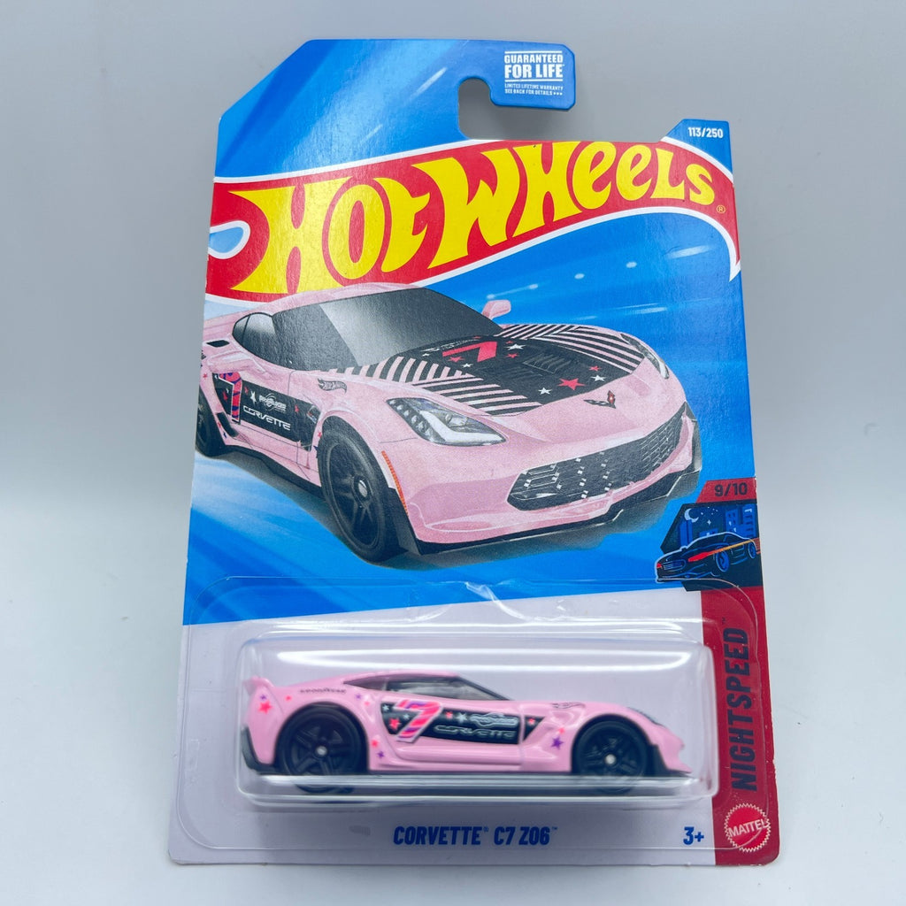 Hot Wheels Nightspeed 9/10 Corvette C7 Z06 113/250 Pink