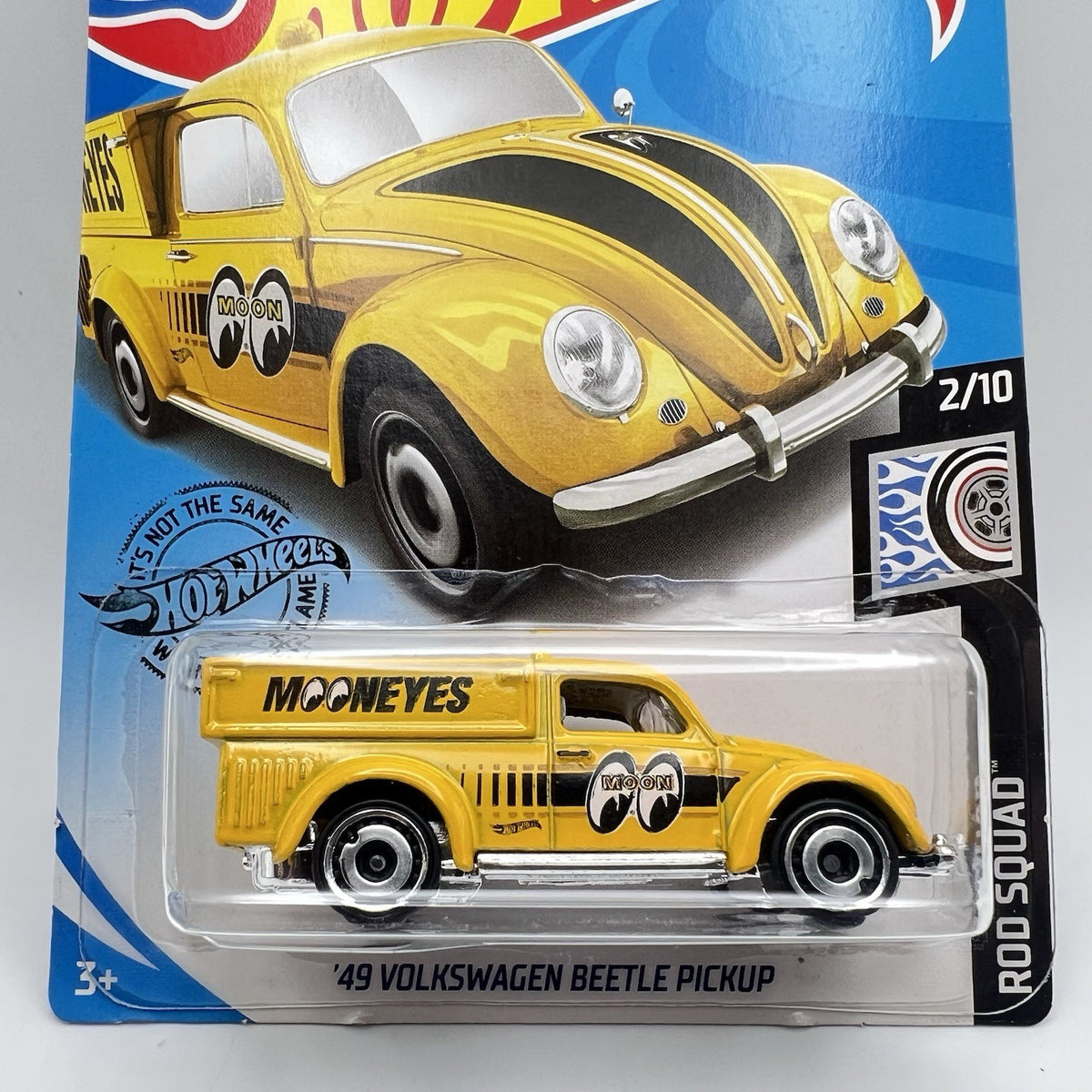 Hot Wheels 49 VOLKSWAGEN BEETLE PICKUP Mooneyes Yellow