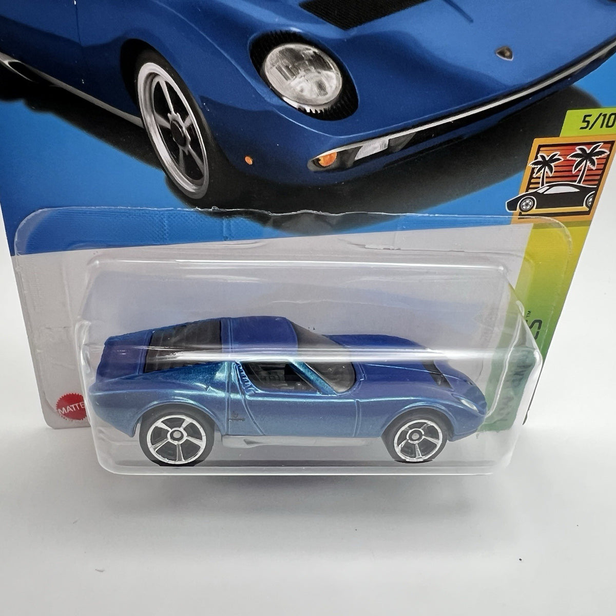 Hot Wheels Blue 71’ Lamborghini Miura SV Exotics “New”
