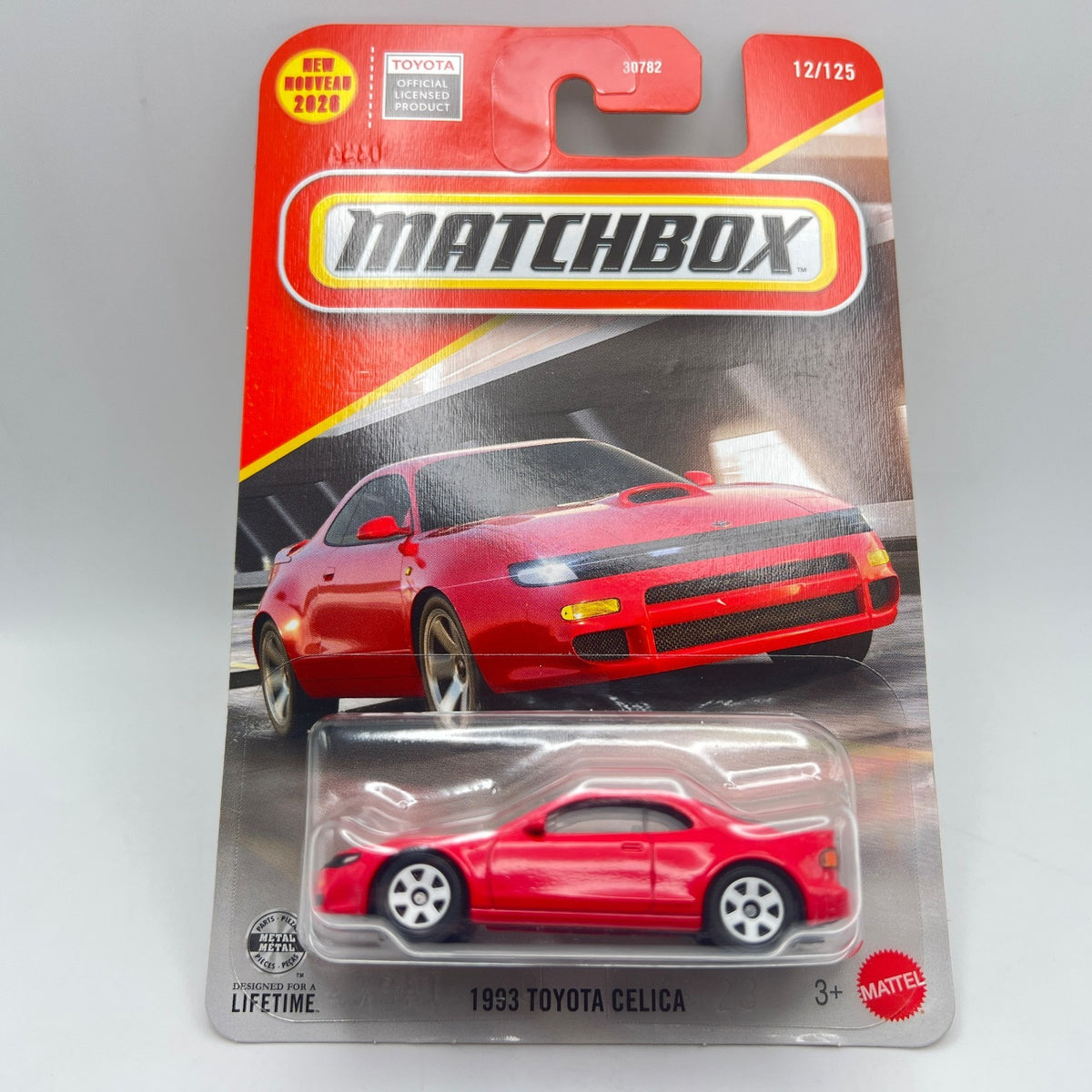 Matchbox 1993 Toyota Celica 12/125 Red New 2026 1:64 Scale Diecast