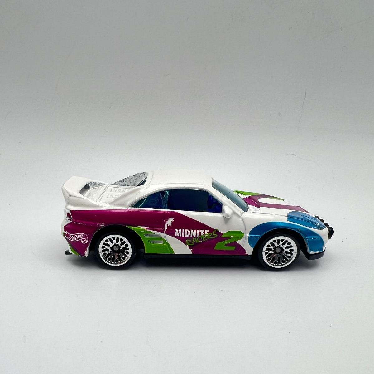 Hot Wheels Toyota MR2 Rally White Midnite Racers LOOSE 1/64