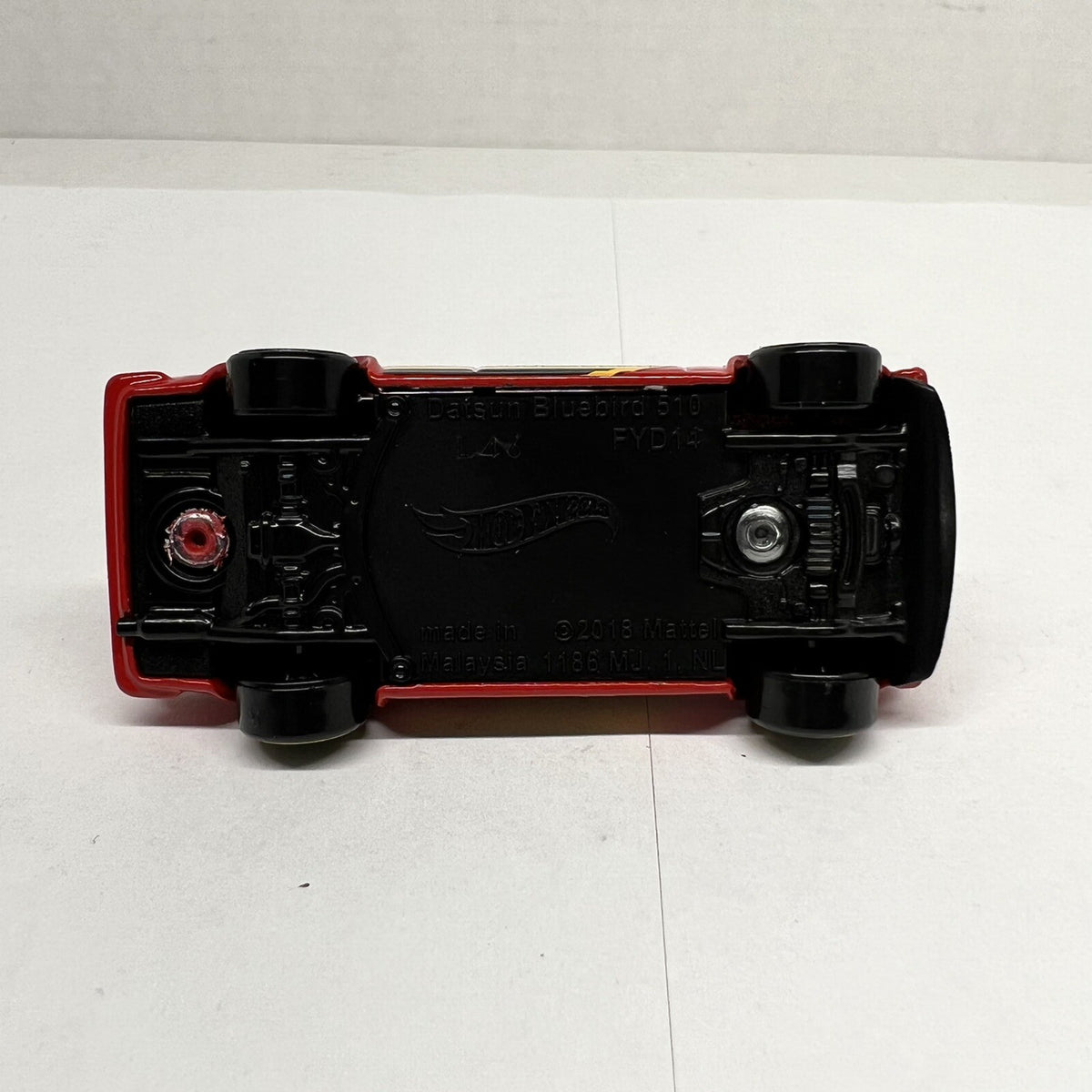 HOT WHEELS 1971 DATSUN 510 NIGHTBURNERZ RED MOMO ADULT