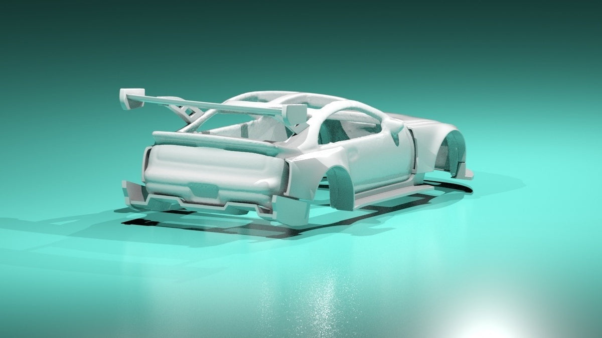 Wide Body Kit for Hot Wheels Nissan 300ZX - Resin - 3D Printed