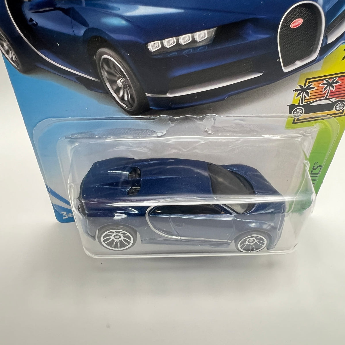 HOT WHEELS 2019 M/L #236/250 '16 Bugatti Chiron 7/10 HW Exotics blue