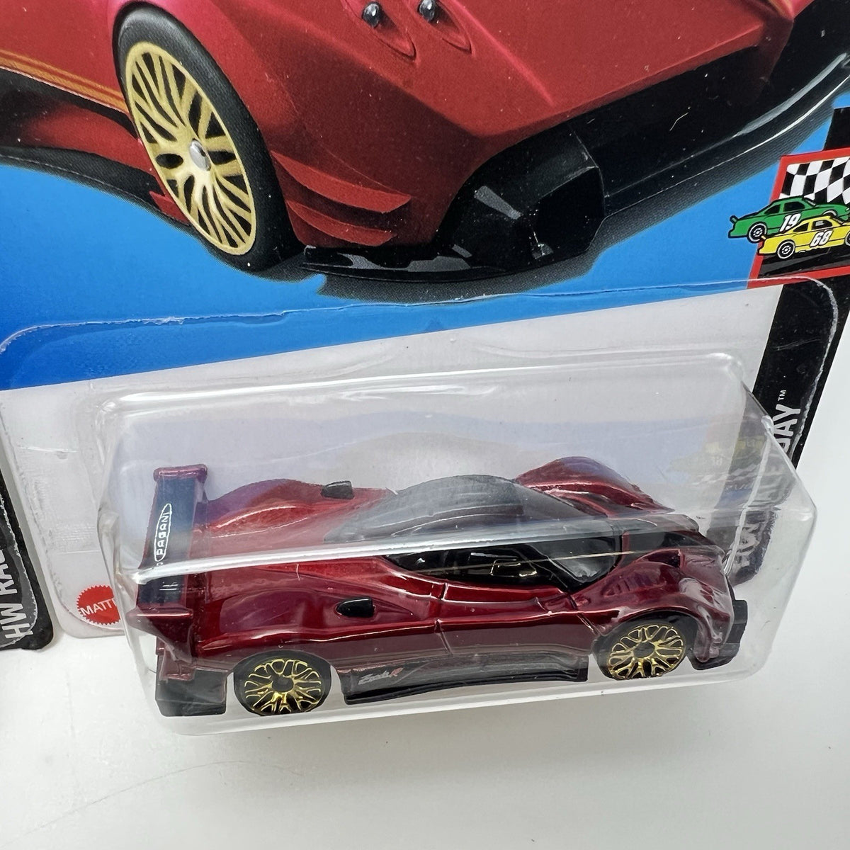 Hot Wheels Pagani Zonda R Yellow + Red #99 99/250 - 2024 HW Race Day - Lot Of 2