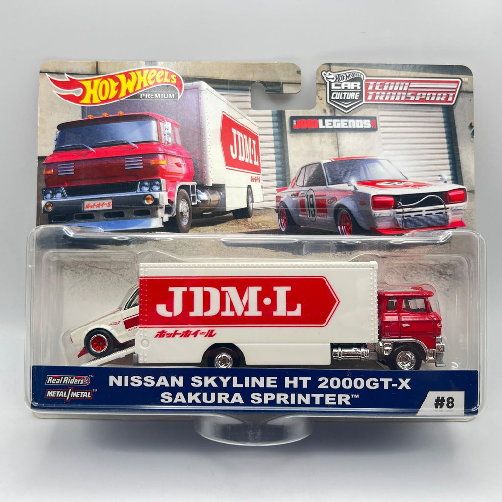 Hot Wheels Team Transport Nissan Skyline HT 2000GT-X Sakura Sprinter 8