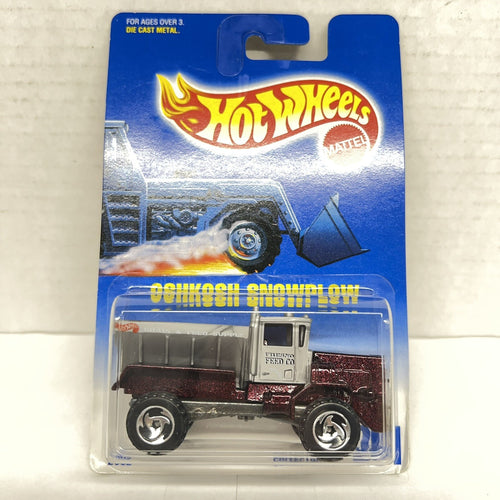 # 201 HOTWHEELS (OSHKOSH SNOWPLOW) 1/64 DIECAST MATTEL 1991