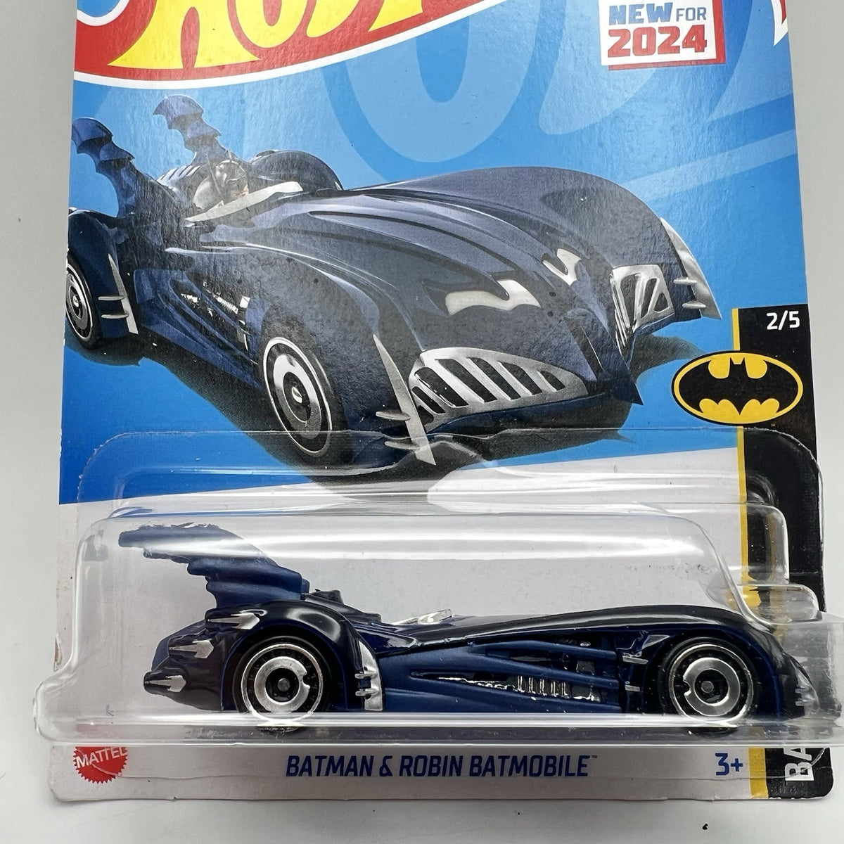 Hot Wheels 54/250 Batman & Robin 2021 Batman 2/5 Blue Car HW