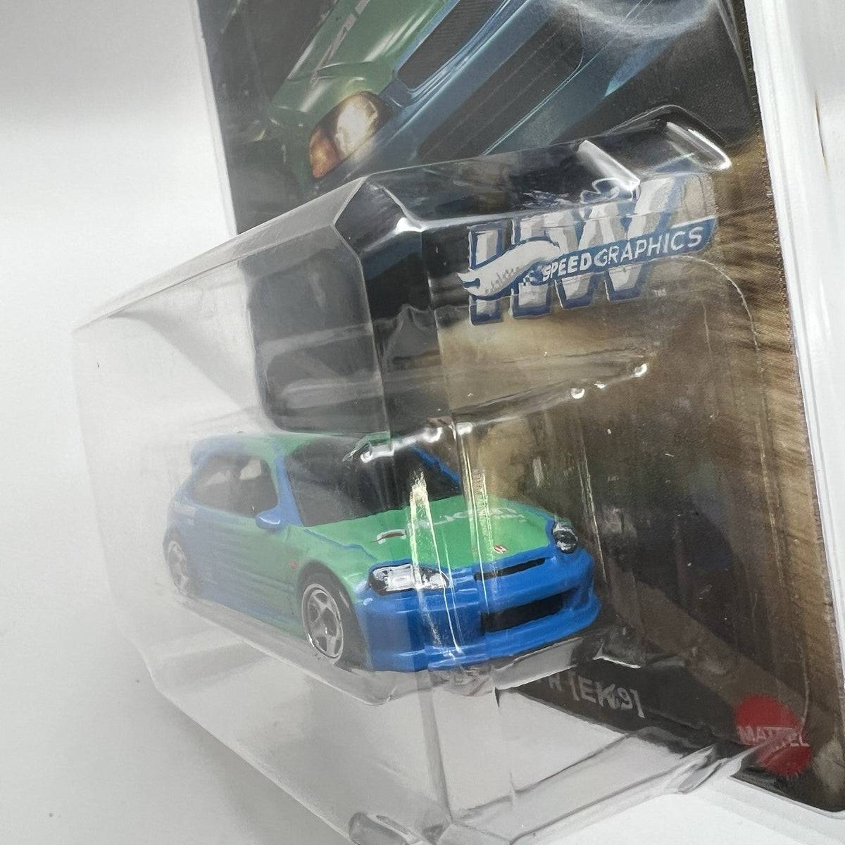 HOT WHEELS SPEED GRAPHICS 1/5 '99 HONDA CIVIC TYPE R (EK9) FREE PROTECTOR