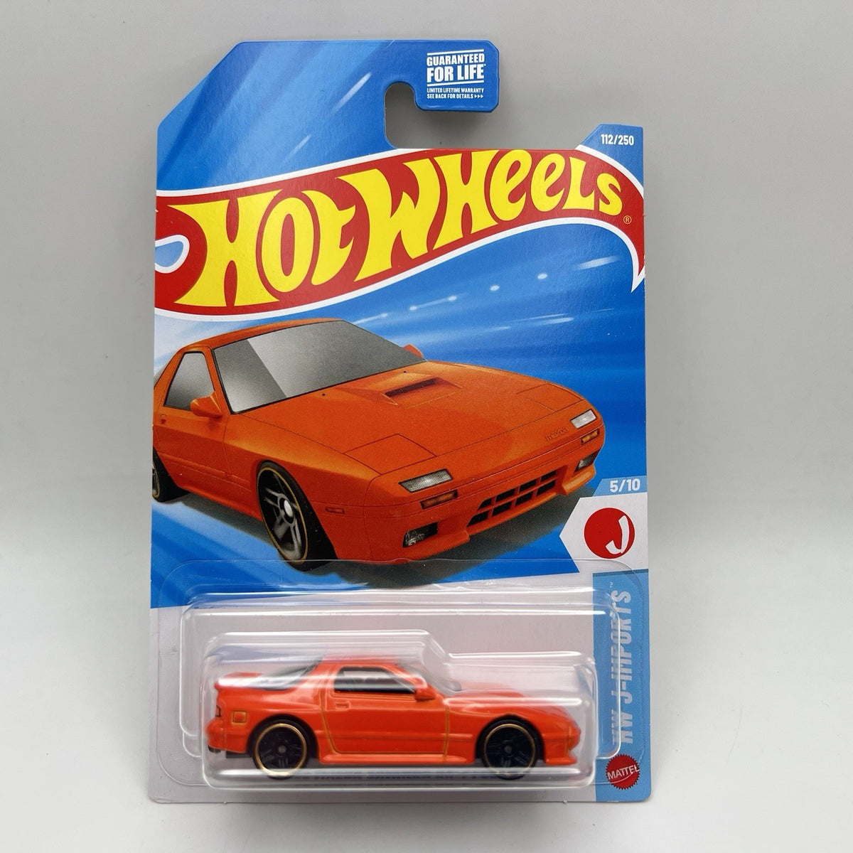 New Hot Wheels Case F 2026 HW J-Imports 5/10 89 Mazda Savanna RX-7 FC3S Orange