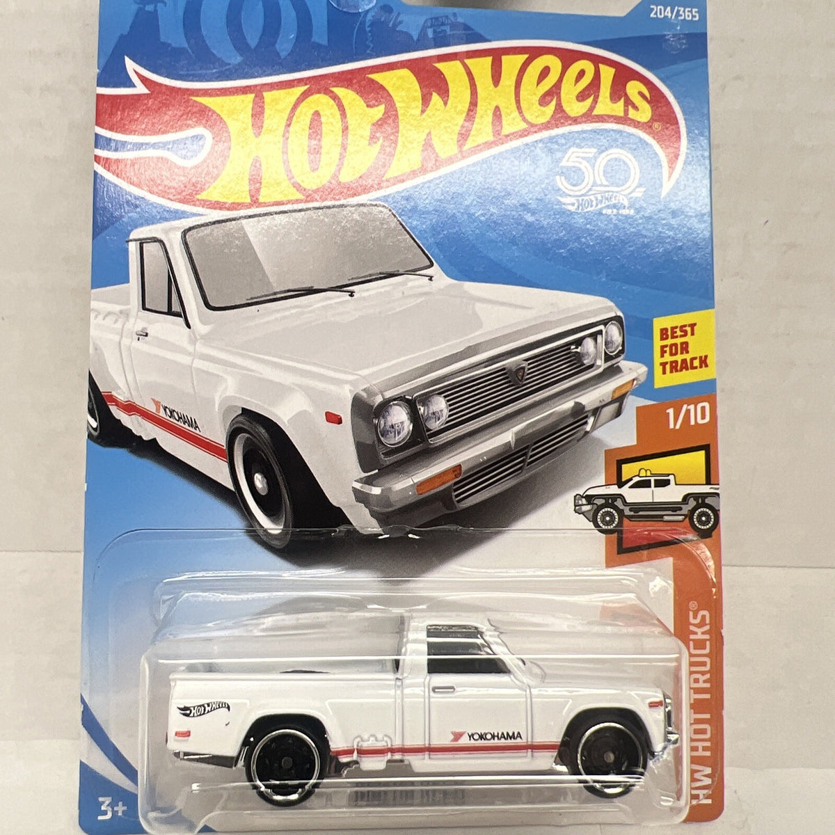 2018 Hot Wheels #204/365 HW Hot Trucks 1/10 Mazda Repu White