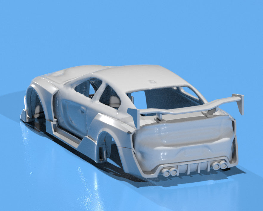 FatBoi Wide Body Kit for Hot Wheels ’15 Dodge Charger SRT – Resin - 3d Printed