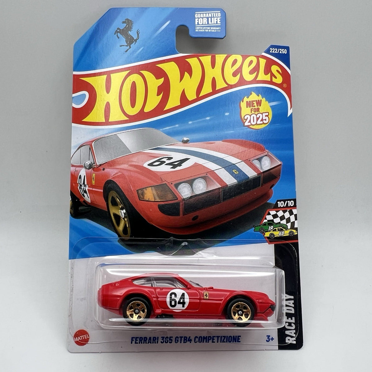 Hot Wheels 2025 Ferrari 365 GTB4 Competizione HW Race Day 222/250