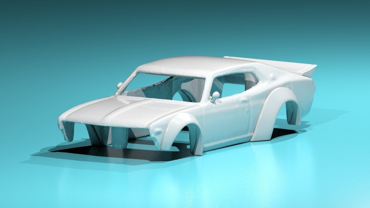 Bosozoku Style Wide Body Kit for Hot Wheels Nissan Laurel 2000 GSX – 3d Printed