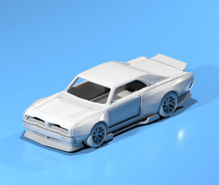Street Legend Wide Body Kit For Hot Wheels '74 Brazilian Dodge Charger - Resin