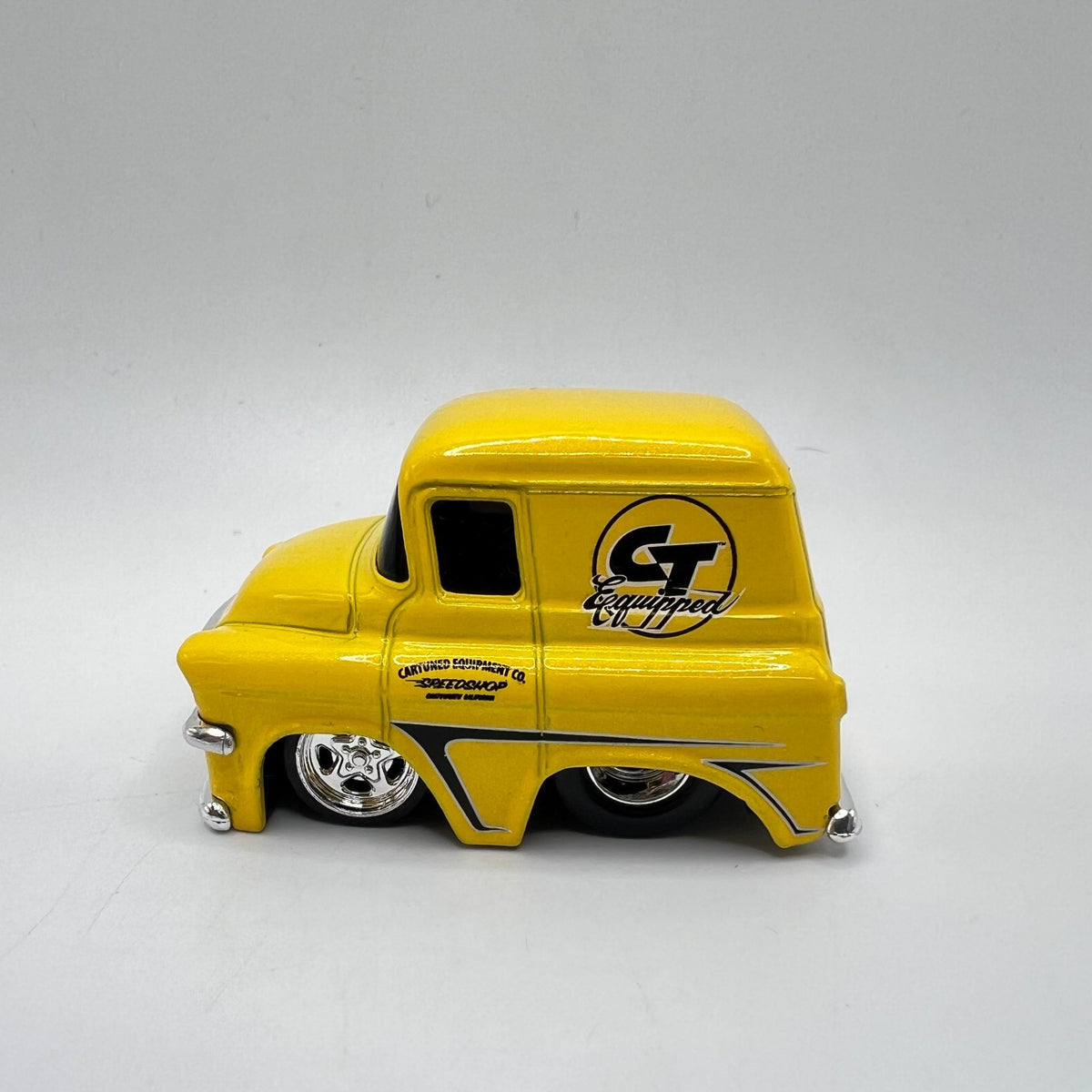 Car Tuned MGA Chevy Panel Truck CT Equipped Yellow Chibi LOOSE
