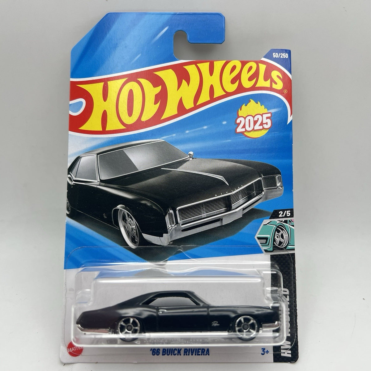 2025 HOT WHEELS ‘66 BUICK RIVIERA HW MODIFIED 2/5 REGAL BLACK NEW FOR 2025