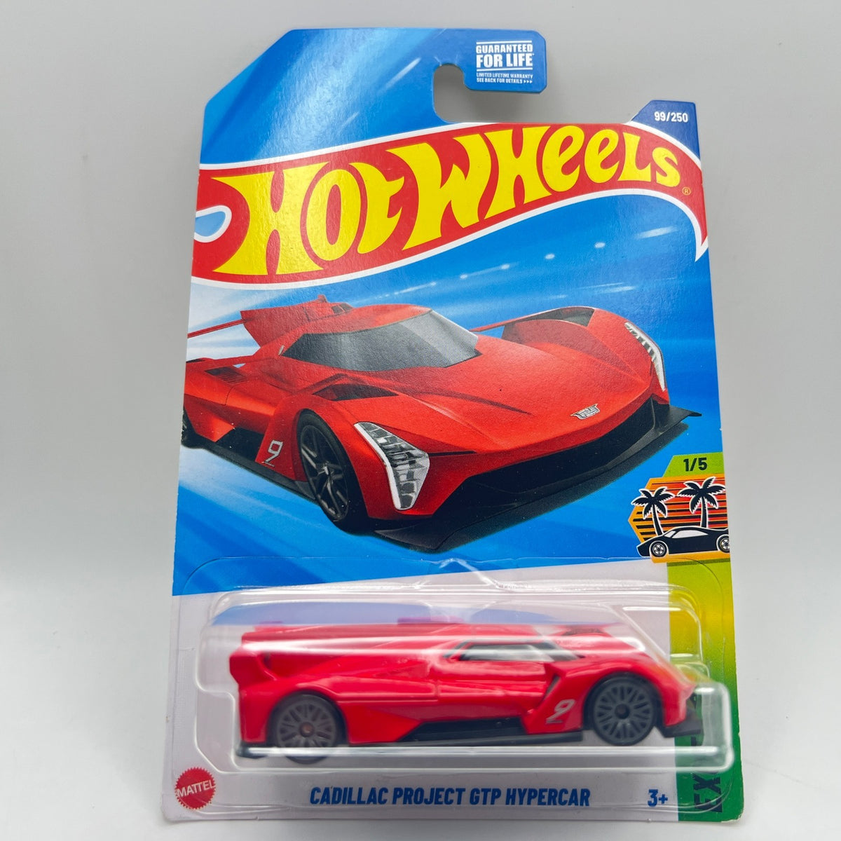 Hot Wheels Cadillac Project GTP Hypercar Exotics 1/5 Red 99/250 2025