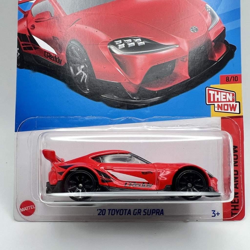 Hot Wheels 2022 Then and Now Red ‘20 Toyota GR Supra #241
