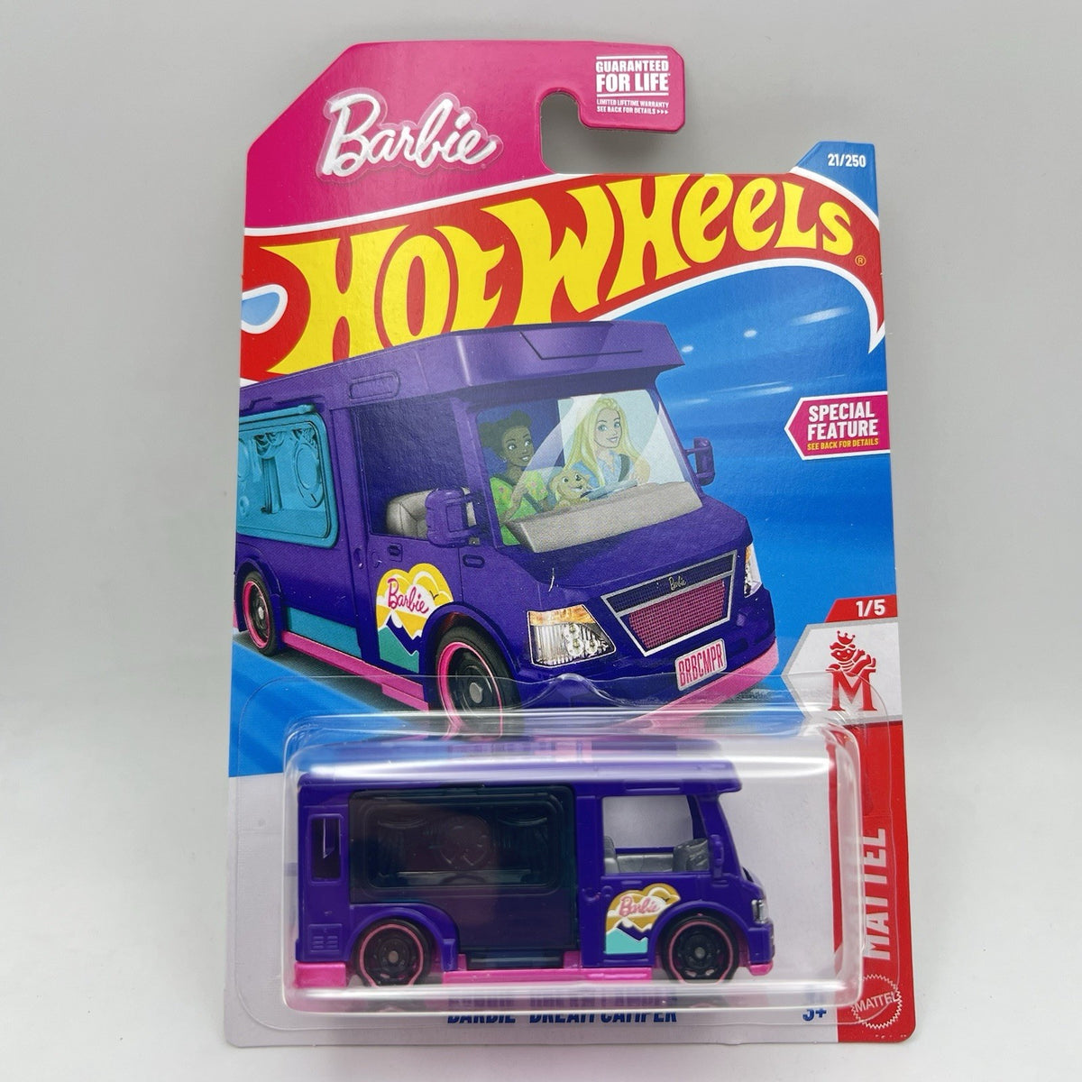➽ 2026 Hot Wheels BARBIE DREAM CAMPER #21 🩷 purple/pink🩷MATTEL 🩷➽case F