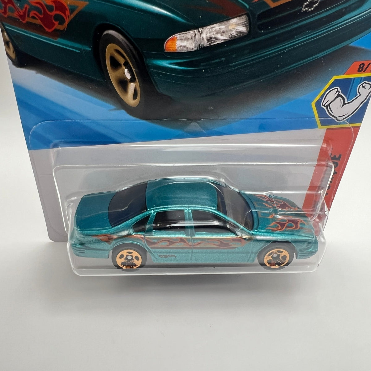 Hot Wheels '96 Chevrolet Impala SS Teal 242/250 HW Torque 8/10 2026