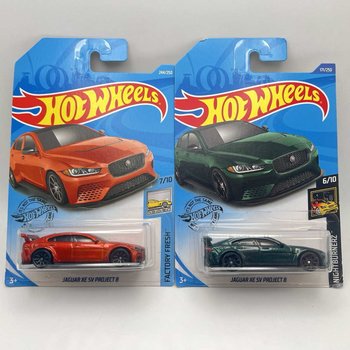 Hotwheels 2019 Jaguar XE SV Project 8 Lot Of 2 2019 2020 Die Cast