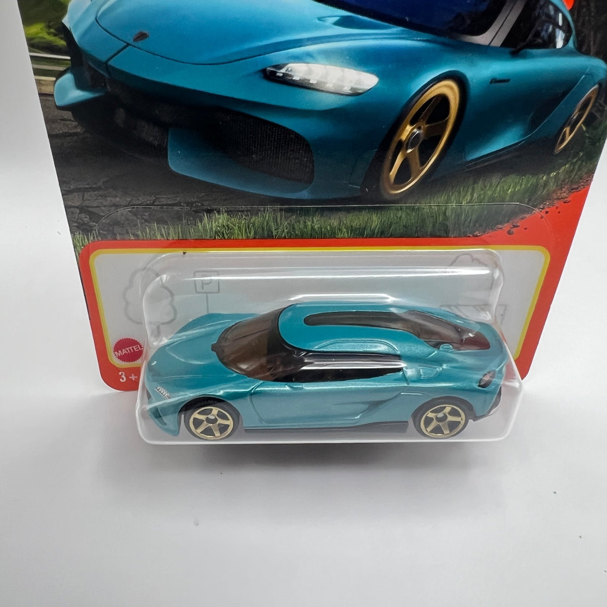 Matchbox 2021 Koenigsegg Gemera 1/100 Teal 70 Years 1:64 Diecast