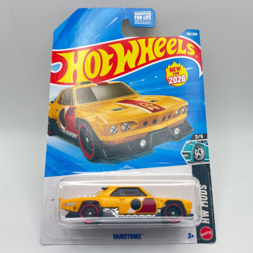 2026 Hot Wheels Vairstrike HW MODS 3/5 155/250 Yellow New For 2026