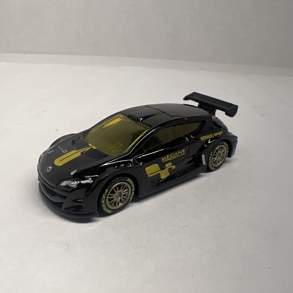 Black Hot Wheels Renault Megane Trophy Diecast Model Car With Real Riders
