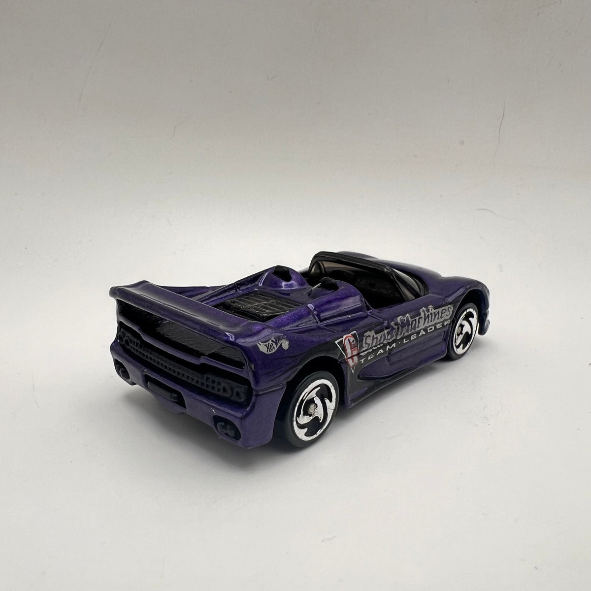 Hot Wheels Ferrari F50 Purple Stunt Machines LOOSE 1/64