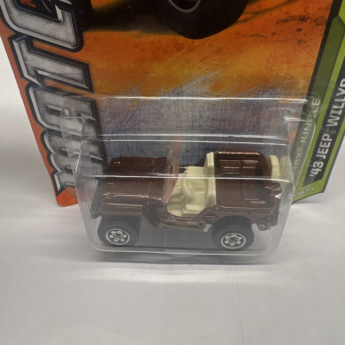 Matchbox 2012 MBX Jungle Series #108 '43 Jeep Willys Mtflk Brown Swamp Crew