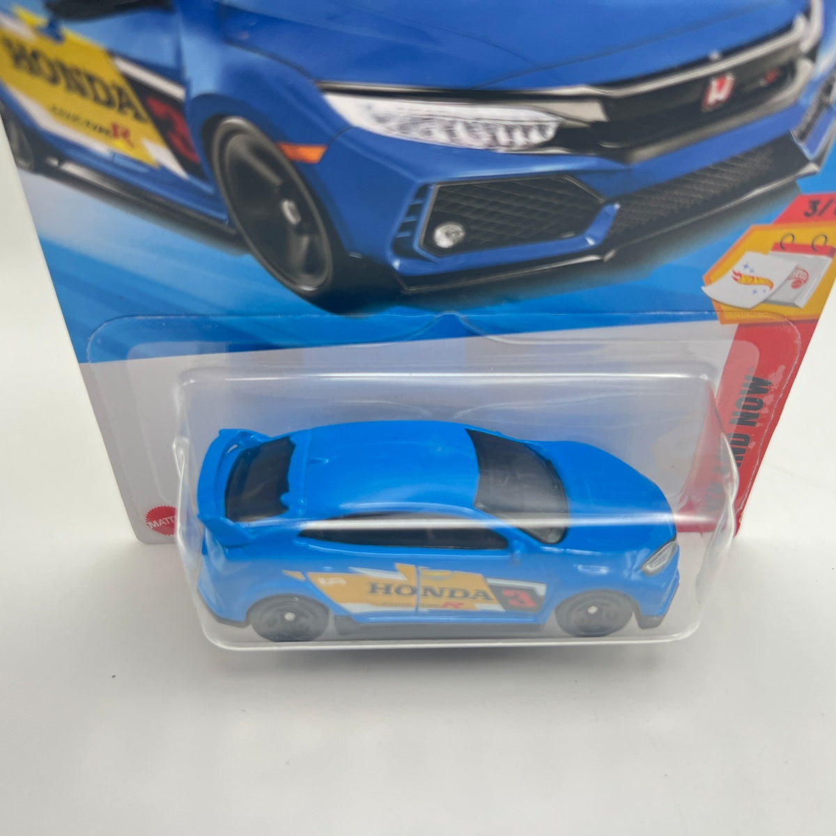 Hot Wheels 2018 Honda Civic Type R 123/250 Then and Now 3/10 Blue 1:64