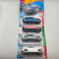 Hot Wheels Porsche Panamera Turbo S Sport Turismo Lot of 4 Blue White Red Silver
