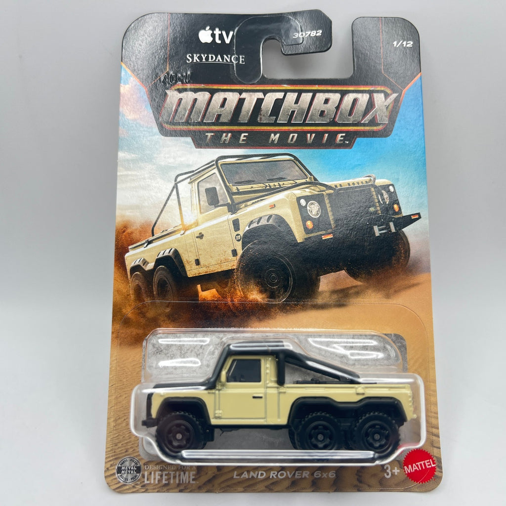 Matchbox The Movie Land Rover 6x6 Tan 1/12 2026 Apple TV Skydance