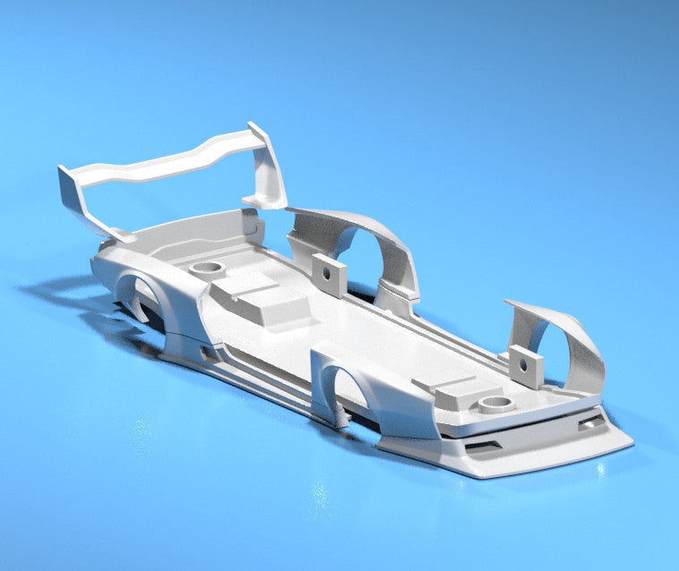 FatBoi Wide Body Kit for Hot Wheels Dodge Charger Daytona - Resin - 3d Printed