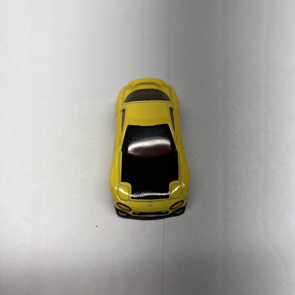 2018 Hot Wheels '95 Mazda RX-7 Yellow Nightburnerz Custom With Real Riders