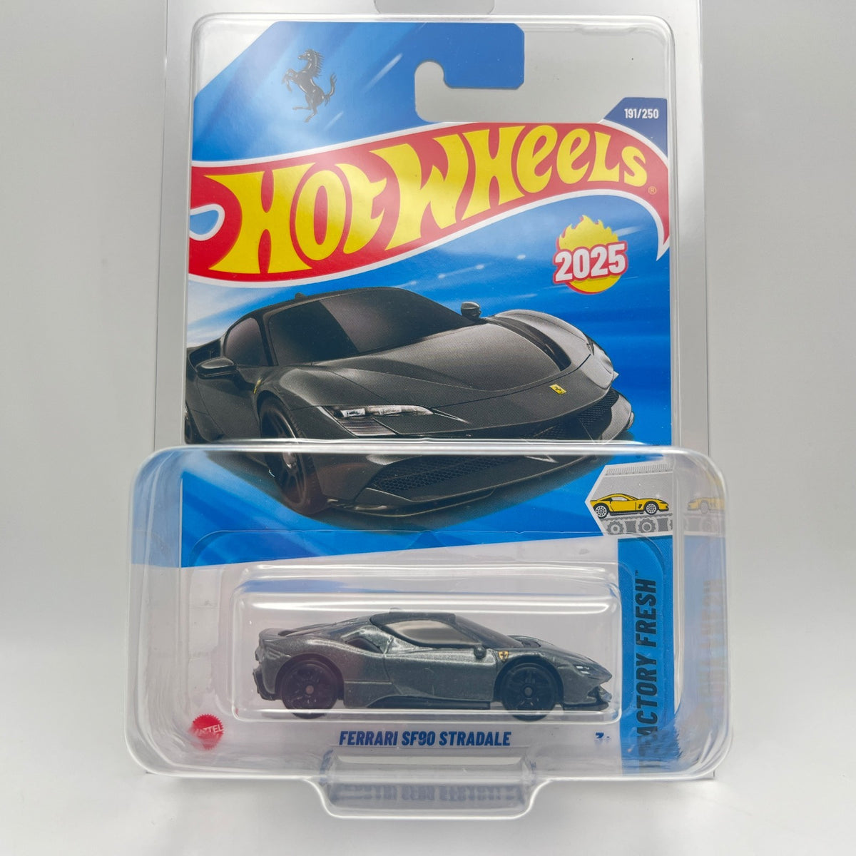 Hot Wheels Ferrari SF90 Stradale Grey 191/250 Factory Fresh 5/5 The Vault