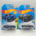 Hot Wheels '16 Bugatti Chiron Lot of 2 Blue 236/250 HW Month + Black 89/250