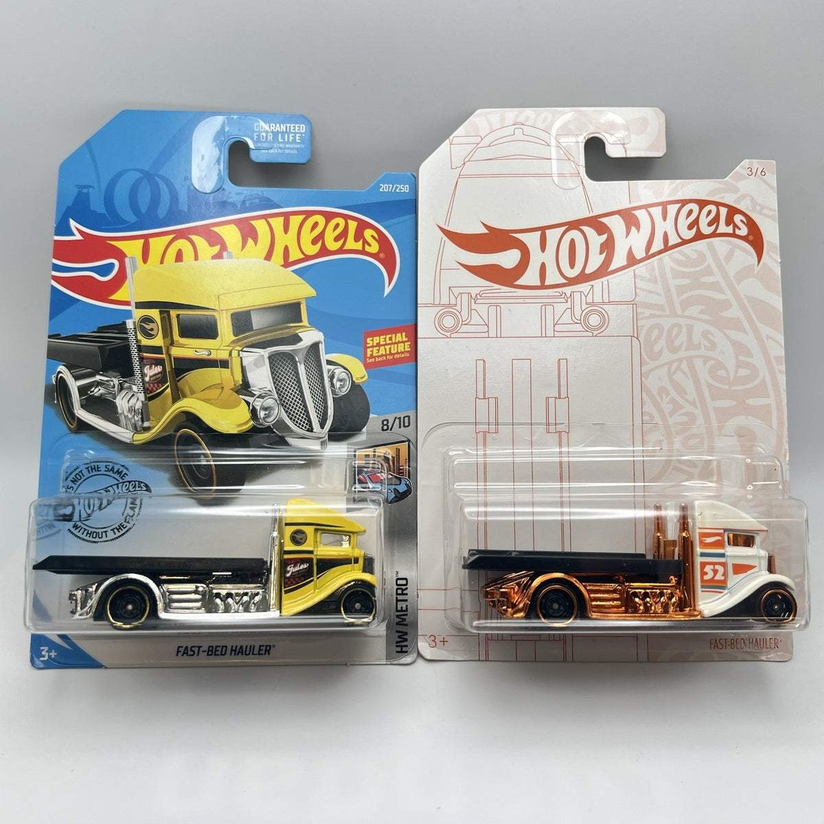 Fast Bed Hauler Treasure Hunt And 52nd Anniversary Hot Wheels Set Of 2