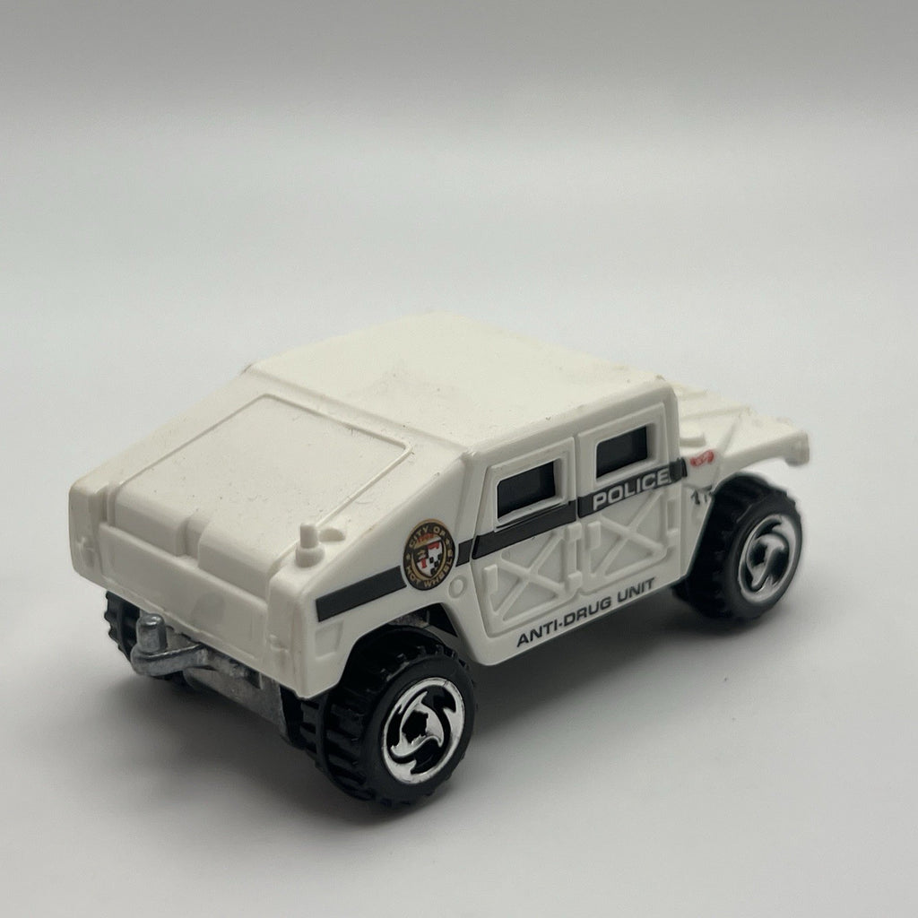 1991 Hot Wheels Humvee Police #17 Anti-Drug Hummer Unit 1/64 Police Force (Mint)