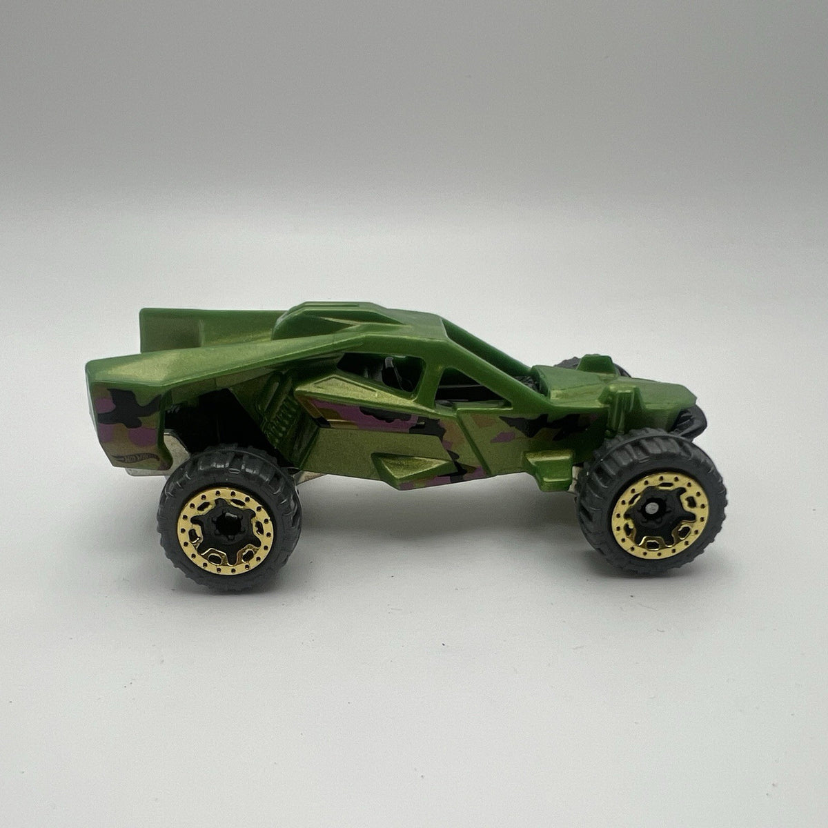 2019 Hot Wheels Speed Blur Loose TEAM HOT WHEELS CORKSCREW BUGGY (Green)