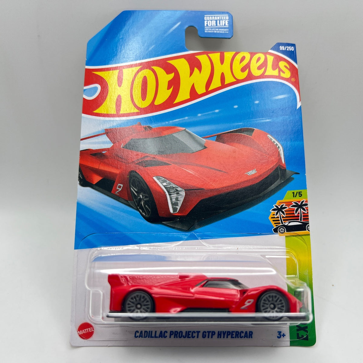 Hot Wheels Cadillac Project GTP Hypercar Exotics 1/5 Red 99/250 2025