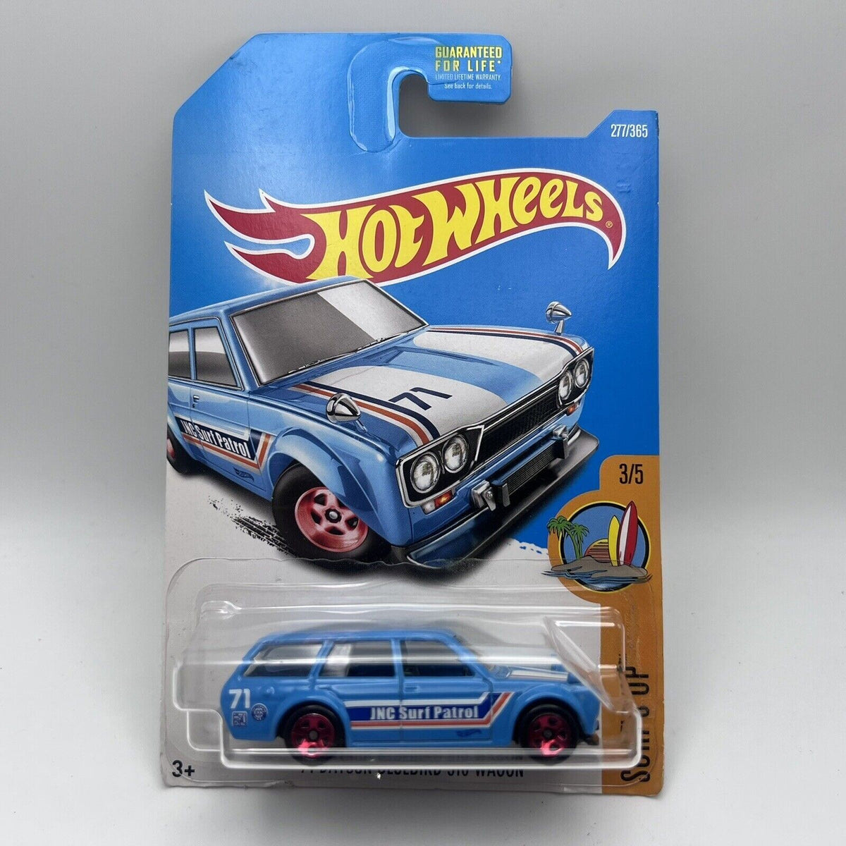 Hot Wheels '71 Datsun Bluebird 510 Wagon  Blue 277/365