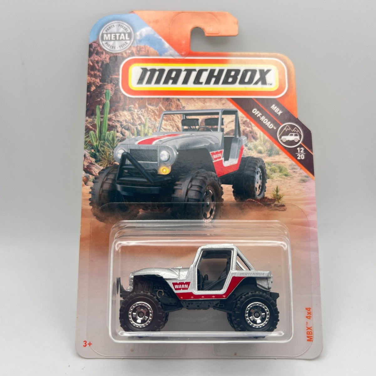 Matchbox MBX 4x4 Silver 74/100 MBX Off-Road 12/20 1:64 Diecast